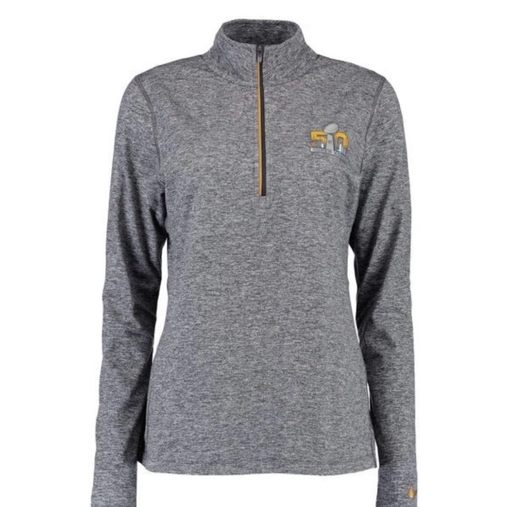 Rare New Nike Women’s 1/2 Zip Super Bowl Long Sleeve Shirt.
